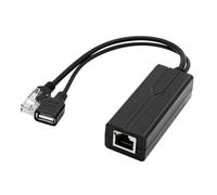 Kueohse Módulo de Fuente de Alimentación PoE Ethernet 802.3Af/At con Interfaz USB de 48 V A 5 V para Equipos Electrónicos con Cámara IP