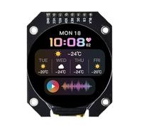 Kueohse Módulo de Pantalla TFT LCD de 1,28 Pulgadas, Redondo, RGB, 240 X 240, Controlador GC9A01, Interfaz SPI de 4 Cables, 240 X 240