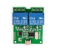 Kueohse Módulo de Relé USB de 2 Vías Tipo LCUS-2, Interruptor de Control Inteligente USB, Puerto Serie de Computadora, Relé de Control USB.