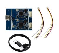 Kueohse Módulo de Tarjeta de Captura de Vídeo AV/CVBS de 2 Canales A USB, 1080P, con Unidad UVC Gratuita para Android.
