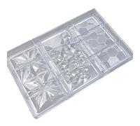 Kueohse Molde de Barra de Caramelo de Chocolate, Molde de Policarbonato para Chocolate, Molde de PláStico para Hornear Pasteles, Molde para Pasteles, Herramienta de ConfiteríA de Bombones