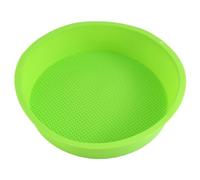 Kueohse Molde de Silicona para Hornear 26Cm / 10 Pulgada Forma de Pastel Redondo Bandeja para Hornear los Colores Azul y Verde Son Aleatorios