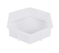 Kueohse Moldes de Silicona Grandes para Resina, Moldes de Resina Grandes Moldes de Silicona Hexagonales Mejorados de 9 Pulgadas para la ConservacióN de Flores