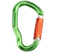 Kueohse Mosquetón de Seguridad con Giratorio de Alta Resistencia de 25 KN para Escalada, Rapel, Correas para Perros y Columpios.