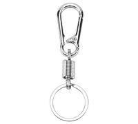Kueohse Mosquetón resistente colgante pulido colgante de cintura de negocios colgante plata