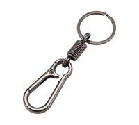 Kueohse Mosquetón resistente pulido colgante llave colgante de cintura negocios colgante negro
