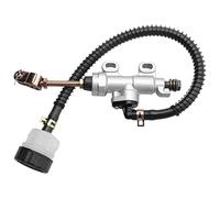 Kueohse Moto Bomba HidráUlica de Freno de Pie Universal para Bomba de Cilindro de Freno Trasero Moto