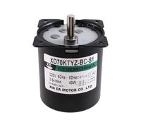 Kueohse Motorreductor Síncrono de 220 V, 70 KTYZ, 2,5 Rpm, Sentido Horario/Antihorario, Micromotor Eléctrico de Imán Permanente de Alto Par.