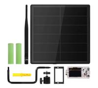 Kueohse Nodo Solar D5 con Panel Solar de 5 V Lora 32 V3 para WiFi Meshtastic LoRaWAN Heltec SX1262 Lora con Batería Integrada