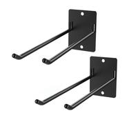 Kueohse Organizador de Almacenamiento Resistente, Soporte de Pared de Acero para Herramientas de Jardín, Pala, Rastrillo, Organizador de Escobas, Gancho de Pared, 2 Uds.