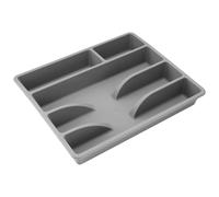 Kueohse Organizador de cajones para cajones de cocina, soporte para cubiertos, organizador de utensilios, organizador de cubiertos, bandeja, organizador de cubiertos de plástico