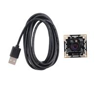 Kueohse OV9732 Módulo de cámara de 1 MP de 100 grados MJPG/YUY2 ajustable manual 1280 x 720 placa con cable de 2 m para WinXP/7/8/10 Fácil instalación fácil de usar