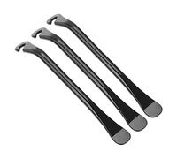 Kueohse Palanca de neumáticos de bicicleta - 3 piezas portátil bicicleta neumático palancas endurecidas de alta resistencia herramienta de reparación de neumáticos de bicicleta de acero al carbono