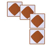 Kueohse Paño envolvente de prensa de de 4 piezas, antiadherente, resistente al , reutilizable, alfombrilla para cojín (15 x 15)