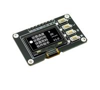 Kueohse Pantalla OLED de 0,96 Pulgadas, 12864, Módulo de Pantalla con Matriz de 4 Teclas, Interfaces de Teclado IIC SSD1315,