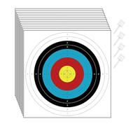 Kueohse Papel para Objetivos de Tiro con para Patio Trasero, 30 Piezas de Objetivos de Flecha de para Objetivos de Caza y Tiro con, Accesorios de PráCtica de Tiro