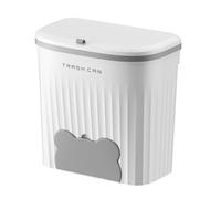 Kueohse Papelera de Cocina, Papelera de Pared con Tapa, Papelera Colgante, Papelera para Armario, Papelera de Abono de 8,5 L