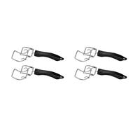 Kueohse Paquete 4 Extractores Bandeja Horno Tostador Convección para Freidora Aire,Extractor Parrillas, Herramienta para Tirar de Rejilla de Horno, Clip para Parrillas, Clip para Horno