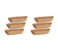 Kueohse Paquete 6 Revestimientos para Comederos 36 Pulgadas, Fibra de para Maceteros de Cestas de Pared, Revestimientos para Jardineras de Ventanas, Cestas para Maceteros de Jardín