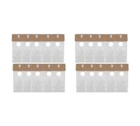 Kueohse Paquete de 1000 Bolsas de Suspensión de Puerta de 6 Pulgadas X 12 Pulgadas, Bolsas de Suspensión de Puerta Transparente Volantes, Folletos, Avisos, Materiales Impresos