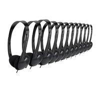 Kueohse Paquete de 12 Auriculares para Niños, Ideal para Aulas, Escuelas, Niños Pequeños y Adolescentes.