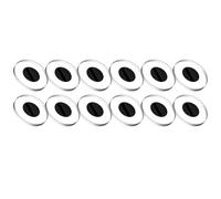 Kueohse Paquete de 12 Protectores de Luz LED de Vidrio Templado para Gafas Inteligentes Meta