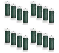 Kueohse Paquete de 16 Alambres Florales Alambre de Flexible Floristería Alambre Verde para Manualidades, Coronas, ÁRboles, Guirnaldas y Arreglos Florales