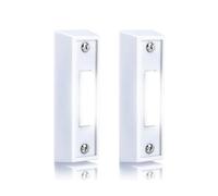 Kueohse Paquete de 2 Botones de Timbre con Luz LED para Puerta de Garaje, Montaje en Pared.