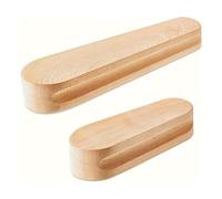 Kueohse Paquete de 2 Claquetas de Sastre de Madera de, Herramienta de Costura Profesional para Aplanar Telas y Prensar Puntos (12 y 7 Pulgadas)