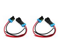 Kueohse Paquete de 2 Conector Metri-Pack de 2 Pines, 30 Amperios, Serie 280, MultifuncióN (Conector Flexible Macho una Hembra 12GA)