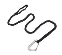 Kueohse Paquete de 2 Correas de para Kayak, Correa para Tabla de, Herramienta de Cordón de Pesca con Mosquetón, Accesorios para Kayak, Negro