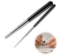 Kueohse Paquete de 2 Herramientas para Envolver Alambre para Fabricación de Joyas, Varilla para Enrollar Alambre de 1,5 Mm-10 Mm, Herramienta de Alambre de Cobre para Redondo