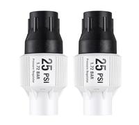 Kueohse Paquete de 2 Kit de Regulador de Presión de Riego por de 25 Psi, Preventor de Reflujo de Agua para Manguera de Jardín/Grifo de 3/4 Pulgadas