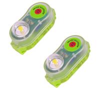 Kueohse Paquete de 2 Luces para Chaleco Salvavidas, Luz Estroboscópica con Localizador Automático, Bengalas para Embarcaciones Marinas, Equipo de Supervivencia de Seguridad LED B
