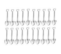 Kueohse Paquete de 20 Cucharas de Espresso con Forma de Pala, Minicucharas de Café de Acero Inoxidable de 4,7 Pulgadas, Cucharas PequeñAs para Postre, Té