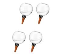 Kueohse Paquete de 4 Bolas de Riego para Plantas, 500 Ml, Riego Automático, Goteros, Bombillas Transparentes.