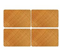 Kueohse Paquete de 4, Mantel Individual de Pasto Marino Natural, Manteles Rectangulares de RatáN Tejidos a Mano de 17 Pulgadas X 12 Pulgadas