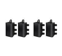 Kueohse Paquete de 4 Pesas de Agua para Toldo de 10 L, Resistentes Al Viento, para Bolsas de Agua, Estacas Antivuelco Resistentes para Carpas y Bolsas de Peso para Patas.