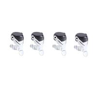 Kueohse Paquete de 4 Tapones de Barra Selladores, Corcho para Botella de Vino, Vino Espumoso, Tapa de ChampáN, Barra de Acero Inoxidable, Corcho de ChampáN Plateado