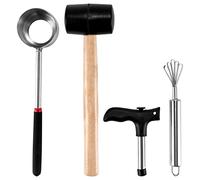 Kueohse Paquete de 5 Herramientas de Abridor de para Kit de Abridor de de Acero Inoxidable Kit de Abridor de Jack