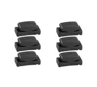 Kueohse Paquete de 6 Soportes para Púas de Guitarra, Soporte de Goma para Clavijero de Guitarra, para Guitarras Acústicas, Bajos y Ukeleles.