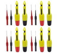 Kueohse Paquete de 8 Clips de PerforacióN de Aislamiento de Sonda de PerforacióN de Alambre con Sonda de PerforacióN de Alambre Aislada, InspeccióN de Circuitos Automotrices