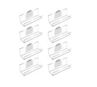 Kueohse Paquete de 8 Soportes para, de Pared, Autoadhesivos, Acrílicos, Sin Taladros, para Exhibir Discos, Portadas de Álbumes de LP, CD, Libros y Fotos. Características del Producto