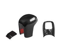 Kueohse Para 10Th 2016-2020, Perilla de Cambio de Marchas de Fibra de Carbono para Coche, Cubierta, Embellecedor de Palanca, Accesorios Adhesivos para la Cabeza