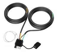Kueohse Para Arnés de Cableado de Luz Trasera y Luz de Freno, Remolque de 26 Pies, Kit de y 5 Cables, Funcionalidad de Señal de