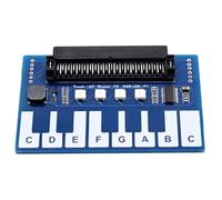 Kueohse Para placa de expansión de microbits, mini placa de expansión de música de piano, luces frescas/timbre/teclado, interfaz I2C