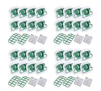 Kueohse Para VK200 FP200 Piezas para Kobold Bolsa de Aspiradora Filtro de Repuesto 32 Bolsas VK200 + 8 Filtros HEPA + 48 Fragancias