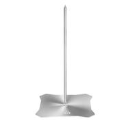 Kueohse Parrilla Vertical para Barbacoa, de Acero Inoxidable, con Clavos Largos, Ideal para Cocinar Carne.