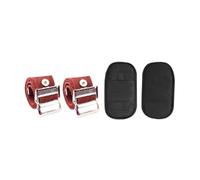 Kueohse Partes de Zancos para Paneles de Yeso Zancos y Almohadillas para Correas Correas Protectoras Acolchadas para Piernas para Correas Ajustables de Nailon para Zancos