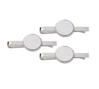 Kueohse Pasador de corbata para hombre, clips de corbata de metal, transferencia de , alfileres de corbata DIY, clip para bodas, cumpleaños, negocios